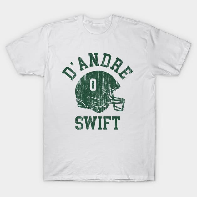 D'Andre Swift Philadelphia Helmet Font T-Shirt by TodosRigatSot